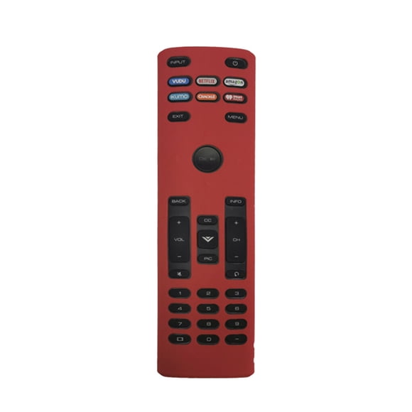 relayinert Suitable for VIZIO XRT136 smart TV remote control anti-drop and shockproof protection silicone sleeve washable anti-lost remote control ring