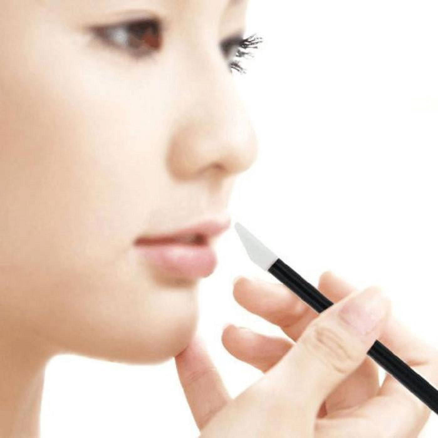 WIFKLSIIPG 100PCS Disposable Makeup Lip Brush Lipstick Gloss Wands Applicator Make up BK