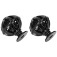 thumbnail image 4 of Cabinet Knob, Hollow Wardrobe Knob 2Set Exquisite Birdcage  For Kitchen For Office For Bathroom 366 Birdcage Black, 4 of 8