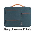 thumbnail image 1 of Baohd Laptop Bag Notebook Computer Cover Case Waterproof Laptop Carrying Bag Protector Sleeve, Navy Blue, 13 Inch, 1 of 5