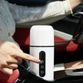 thumbnail image 2 of WLOELOEW Portable Car Heating Cup With Ceramic Interior 8.66 Inch Aluminum Alloy Kettle For Truck Use White Color B, 2 of 6
