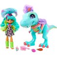 thumbnail image 1 of Coffret de Jeu avec Poupée ​Rockelle et Meilleure Amie Dinosaure Club des Cavernes, 1 of 6