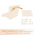thumbnail image 4 of MALOL Tufted Upholstered Wooden Dining Chairs with High Back (Set Of 2), 4 of 6
