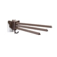 thumbnail image 1 of Hearth & Gear Rotating Towel Rack Swivel Towel Rack 3 Poles Towel Holder 180 Rotation Wall Mounted Punch Bathroom Bath Kitchen Dish Rag Utensil Holder Wardrobe Organizer White Glasses Stand Holder for, 1 of 4