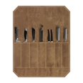 thumbnail image 1 of Wet Wax Canvas Knife Storage Bag Chef Picnic Camping Barbecue Kitchen Portable Storage Bag Chef Bag File Roll Storage Wangyu, 1 of 6