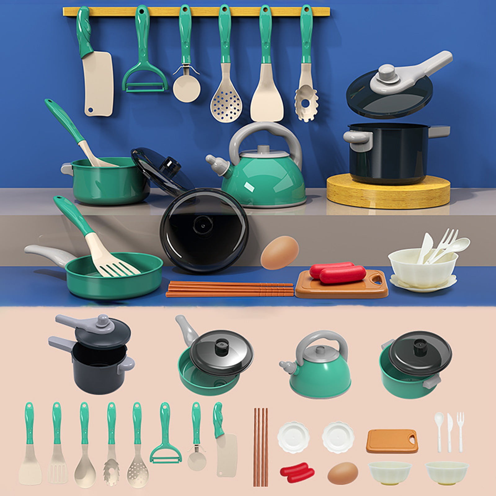 Gifts for Kids! Suncoda Toys, Children's Play Kitchen Toy Set