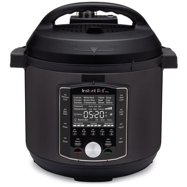 Instant Pot Pro 10-in-1 Pressure Cooker, Slow Cooker, Rice/Grain Cooker, Steamer, Sauté, Sous Vide, Yogurt Maker, Sterilizer, and Warmer, Includes App With Over 800 Recipes, Black, 8 Quart