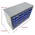 thumbnail image 2 of 20 Drawers Parts Tool Cabinet Hardware Storage Organizer with Partitions and Labels for Garage Warehouse Office, 2 of 11
