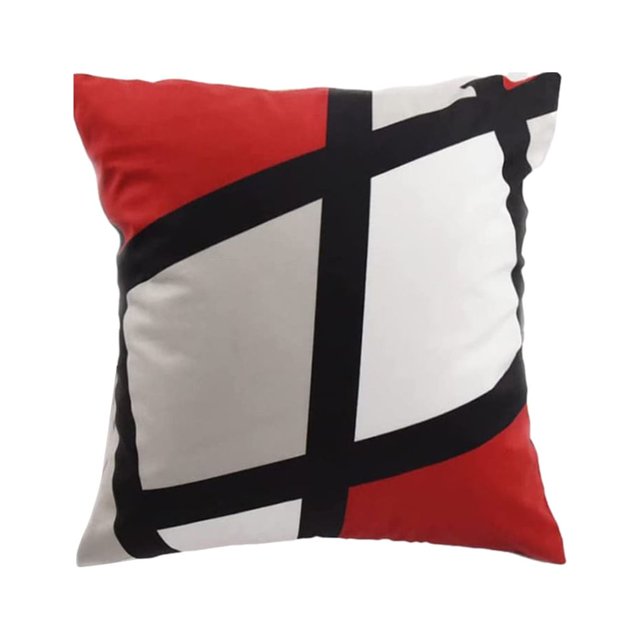 ZheElen Taie d'Oreiller Résistante aux Rides en Polyester pour Canapé Housse de Coussin Décorative Durable et Facile d'Entretien W0081-34