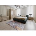 thumbnail image 4 of Ahgly Company Indoor Rectangle Mid-Century Modern Puce Purple Oriental Area Rugs, 8' x 12', 4 of 6