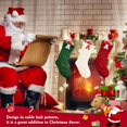 thumbnail image 4 of Bas de Noël avec Lettre Initiale 18 Pouces Bas pour Décoration de Noël - Rouge P, 4 of 9