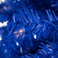 thumbnail image 4 of Northlight Pre-Lit Medium Pine Artificial Christmas Tree - 6' - Royal Blue - Clear Lights, 4 of 6