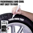 thumbnail image 2 of 4pcs Tire Paint Marker Pen Waterproof White Marker Pens Paint Cleaner' H5V2, 2 of 8