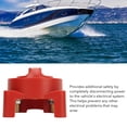 thumbnail image 3 of Battery Disconnect Switch, 350A 48V 2 Gear Stud Red Strong  Marine Battery Selector Switch for RV Marine Automotive Battery, 3 of 8