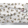 thumbnail image 2 of Soimoi Georgette Viscose Fabric Circle,Dot & Prawns Ocean Decor Fabric Printed Yard 42 Inch Wide, 2 of 4