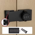 thumbnail image 1 of Keyless Password Cabinet Lock for Cupboard Fridge Drawer, 1000 Combinations Anti-Rust Alloy Cam Lock, No-Drill Installation Security Lockbox, 1 of 8
