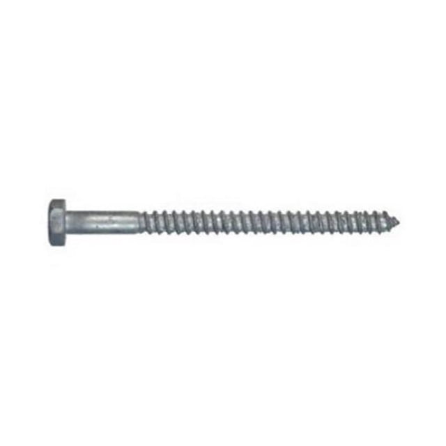 Hex Head Lag Bolt, Galvanized Steel, 1/2 x 6 In., 25-Ct. - 812104