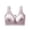 Purple, variant on Front Closure Lace Push Up Bra with Side Coverage and Back Support for Everyday Comfort and Seamless Lift