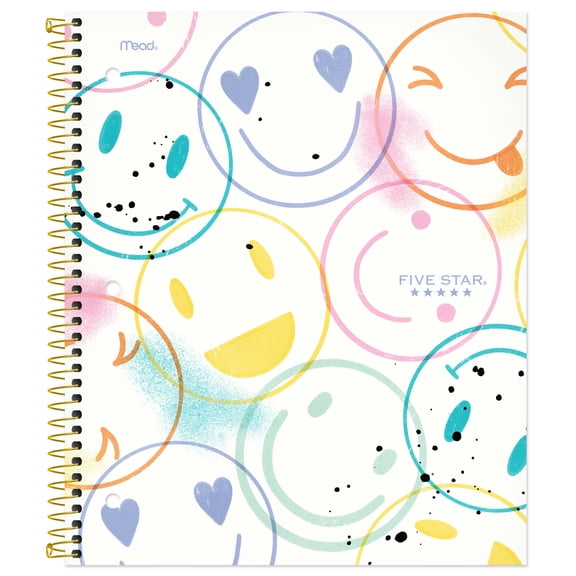 Five Star® 1 Subject Faces Notebook