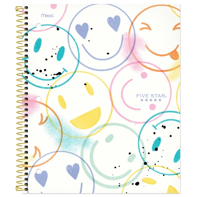 Five Star® 1 Subject Faces Notebook