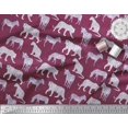 thumbnail image 3 of Soimoi Red Cotton Duck Fabric Tiger,Leopard & Wild Animal Print Sewing Fabric BTY 42 Inch Wide, 3 of 4