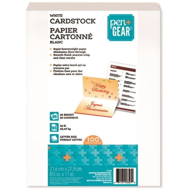 Papier cartonné PEN+GEAR blanc