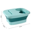 thumbnail image 3 of Foldable Foot Bath Bucket With Handle And Lid, Portable Foot Bath Spa Bucket With Massage Acupoints, Portable Foot Bath Bucket, Foldable Spa Bucket For Foot, 3 of 6
