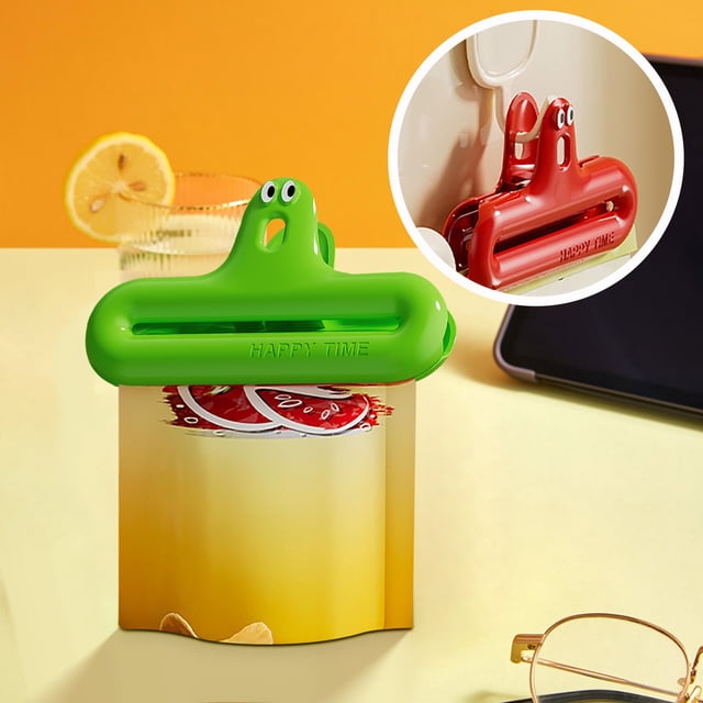 UsRHHA Multipurpose Sealing Clips, Dampproof Food Bag Clips for Kitchen Snack Storage, Reusable Sealing Clamps