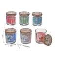 thumbnail image 2 of Tree Of Life Scented Candle In Glass Votive With Cork Lid - Set of 6, 2 of 3
