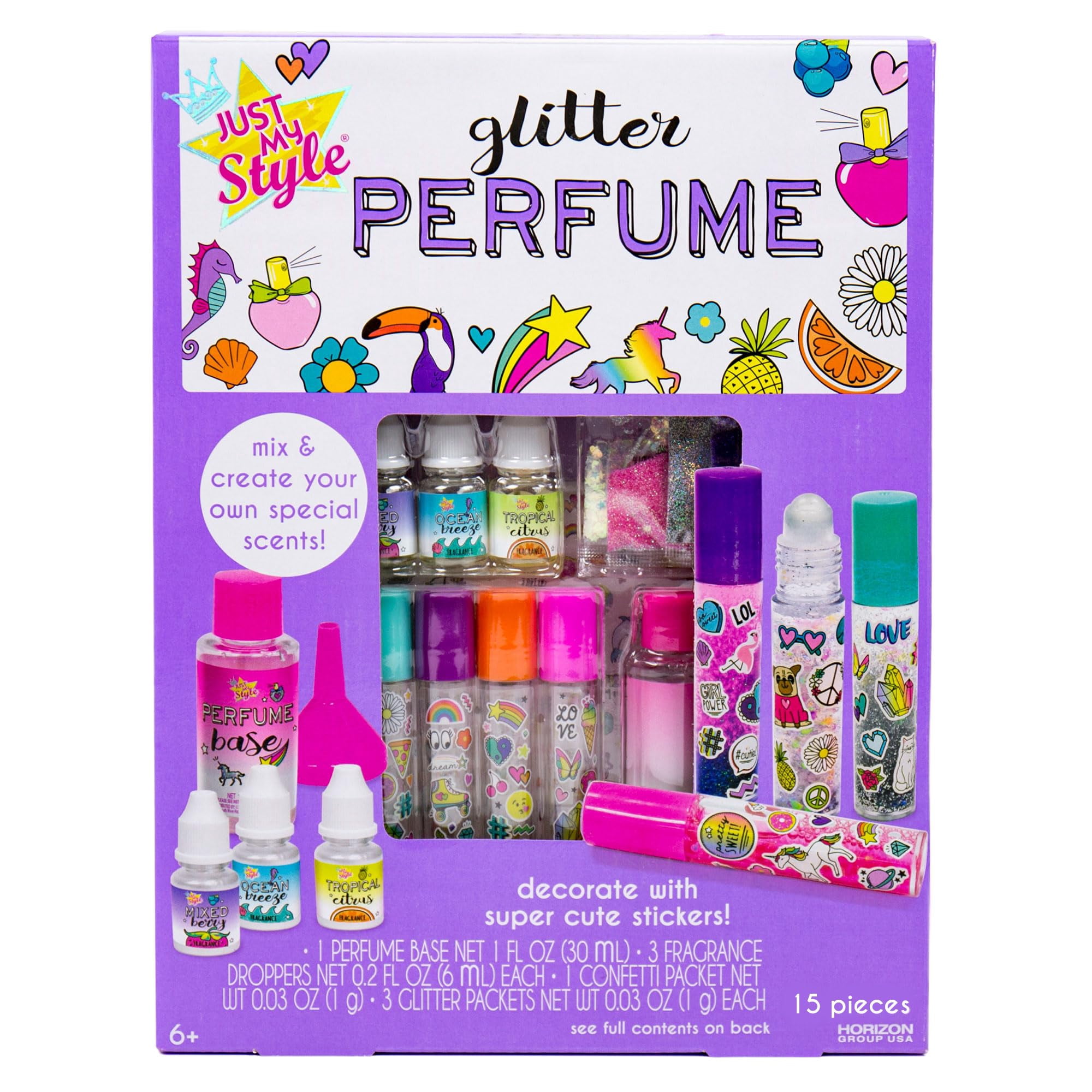 Just My Style Glitter Roller Perfume by Horizon Group USA Multi