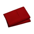 thumbnail image 1 of yulier 2Pcs Microfiber Queen Pillow Cases, Solid Color Super Soft Skin-friendly Cozy Pillowcases with Envelope Closure, Wrinkle, Fade and Stain Resistant Pillow Covers, 20x36, Red, 1 of 5