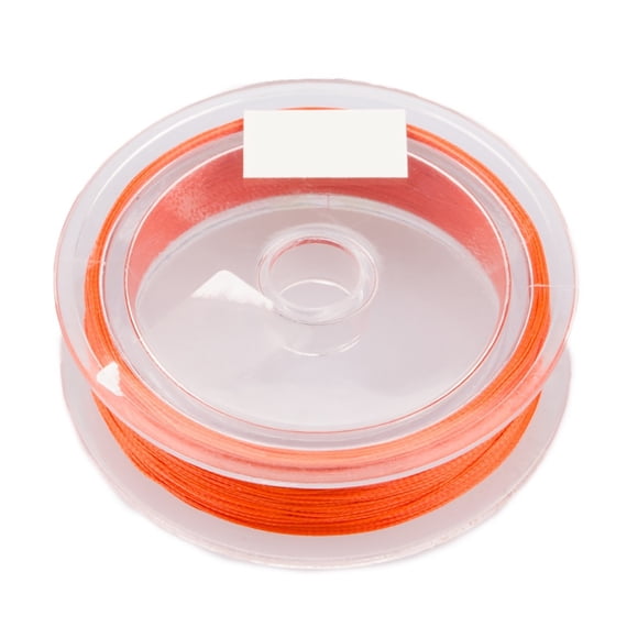 Préparation de Ligne de Pêche à la Mouche Extérieur 8 Brins Dos Flexible Corde Volante pour Poisson Outil de Poche Rangement d'Eau Douce Ligne de Pêche Orange 30 Lb