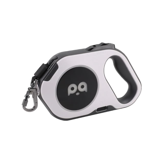 Laisse pour Chien Rétractable Améliorée Rechargeable avec Lumière DEL M1F3