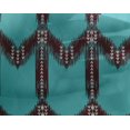 thumbnail image 4 of oneOone Tissu Viscose Georgette Imprimé Chevron Ikat au Mètre 42 Pouces de Large, 4 of 4