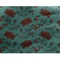 thumbnail image 4 of oneOone Georgette Viscose Fabric Leaves & Floral Block Print Sewing Fabric BTY 42 Inch Wide, 4 of 4