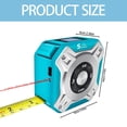 thumbnail image 3 of Harpily 2 In 1 Digital Tape Measure | 130Ft/40M Distance Meter Display On Backlit Lcd Screen with 16Ft/5M Autolock Measuring Tape | Ft/Inch/Fractions/M/Mm A Multi-Color, 3 of 9