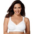 thumbnail image 1 of Playtex Womens 18 Hour Front Close Posture Bra, 36C, White, 1 of 6
