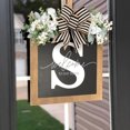 thumbnail image 1 of YAOMOBB Hanging Pendant Farmhouse Front Door Wreath Personalized Welcome Sign, 1 of 6
