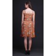 thumbnail image 2 of Bimba Robe Soleil Mini à Taille Smockée pour Femmes, Imprimée, Tenue de Fête d'Été pour les Vacances - X-Grand, 2 of 5
