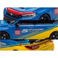 thumbnail image 3 of Honda Civic Type R FL5 « Spoon Sports » Bleu et Jaune « Tokyo Auto Salon - Hong Kong 2025 » Voiture Modèle Moulée sous Pression 1/64 par Pop Race, 3 of 5