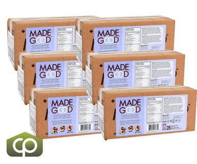 MadeGood Mixed Berry Granola Minis - 28 Packs x 24g, Nut-Free (6/Case)