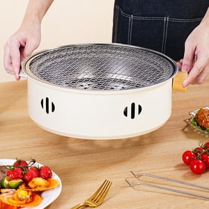 Suncoda Barbecue Grill, Stovetop Grill et non-adhésif à la maison Coréen Bbq Gril, Lave-vaisselle BbQ Grill intérieur avec bac à drip pour cuisine plus saine