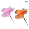 thumbnail image 1 of 2PCS Cat Feather Teaser Interactive Belle Chat Jouet Interactif Chat Teaser Baguette, 1 of 10