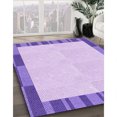 thumbnail image 3 of Ahgly Tapis Rectangulaire Lavable en Machine Intérieur Transitionnel Rose Pervenche, 2 Pieds x 3 Pieds, 3 of 7