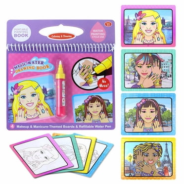 EGNMCR Children Water Painting Board Graffiti Education Color Painting Toys water painting card Birthday Gifts for Kids