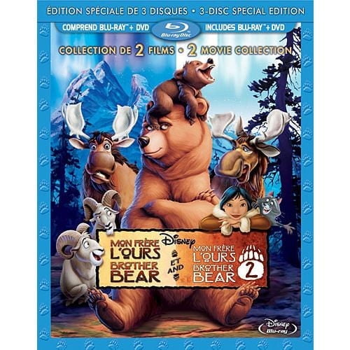 Brother Bear / Brother Bear 2 (3-Disc Special Edition) (Blu-ray + 2 DVDs) (Bilingual)