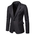 thumbnail image 4 of RXIRUCGD Complets pour Hommes Mode Complet Décontracté Uni pour Homme Veste Ajustée Jeunesse Hauts à Manches Longues pour Hommes, 4 of 4