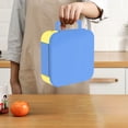 thumbnail image 5 of Ohufall Flip Top Portable Student Compartment Lunch Box Microwave Safe Plastic Sealed Lunch Box for Office Workers, 5 of 5