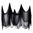 thumbnail image 2 of Halloween Gauze Black Yarn Yarn Dyed Ghost Festival Polyester Cotton Decorative Cloth Scene Layout Props, 2 of 7