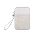thumbnail image 1 of Tablet Bag Nylon Carry Case Portable Waterproof Laptop Sleeve Tablets Carrying Earphone Pocket Replacement for iPad 7.9-8.4 Inch Light Gray, 1 of 8
